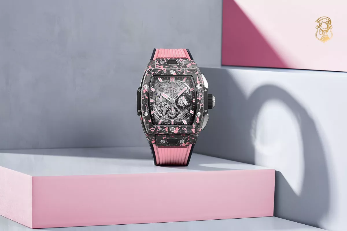 Hublot Spirit of Big Bang Carbon Candy Pink - đồng hồ thể thao nữ