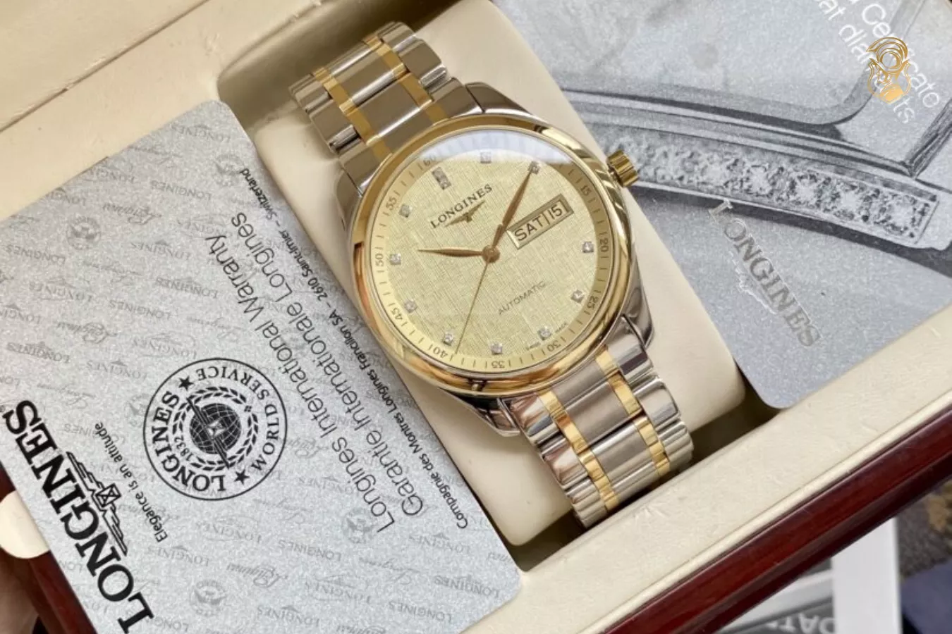 Đồng hồ vàng Longines Master