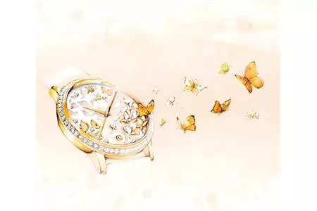 OMEGA DE VILLE PRESTIGE “BUTTERFLY”: MOTIF CÁNH BƯỚM TÌNH YÊU