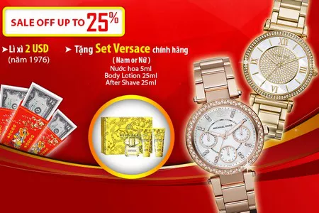 LUXURY SHOPPING KHUYẾN MÃI GIẢM GIÁ ĐỒNG HỒ CHÍNH HÃNG