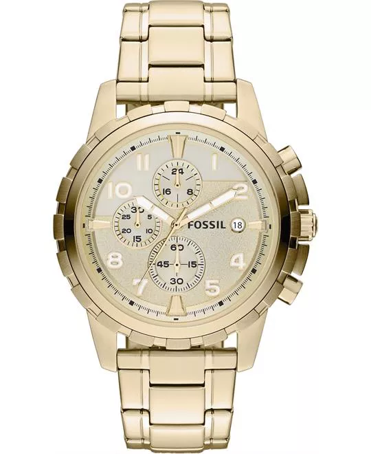 FDean Chronograph Gold-Tone Stainless Steel Watch 45MM