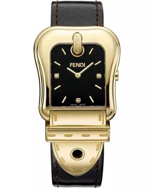 Fendi B. Fendi F380411021D1 Metallic Large Watch 23X34mm