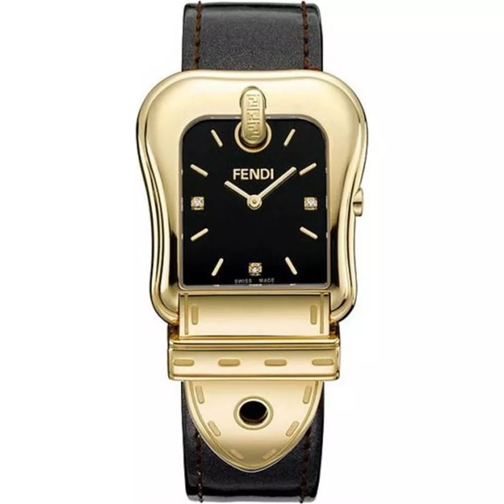 Fendi B. Fendi F380411021D1 Metallic Large Watch 23X34mm
