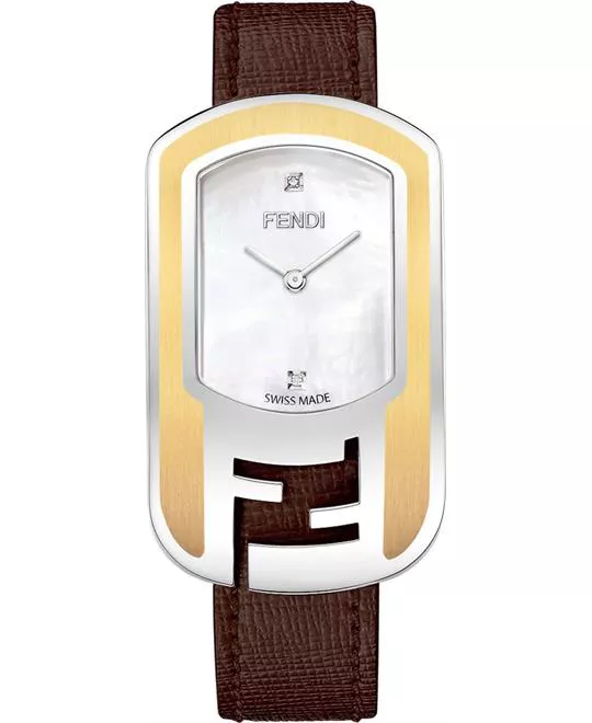 Fendi Chameleon F303134521d1 Diamond Watch 29x49mm