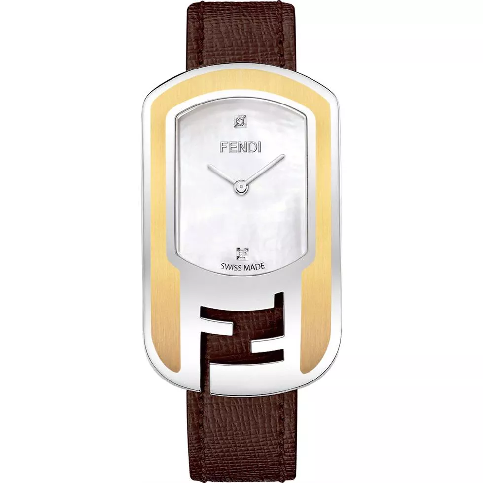 Fendi Chameleon F303134521d1 Diamond Watch 29x49mm