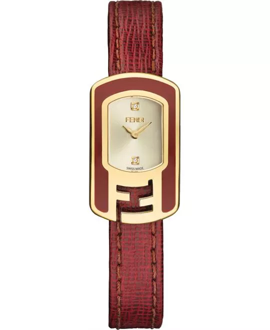 Fendi Chameleon F317425073D1 Red Watch 