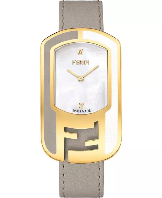 Fendi Chameleon F336434561D1 Diamond Watch 29x49.2