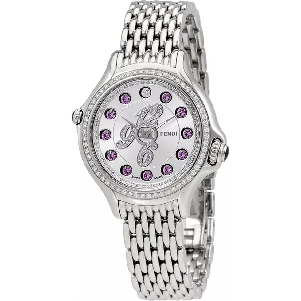 Fendi Crazy Carats F105026000B3P02 Diamond Watch 33mm