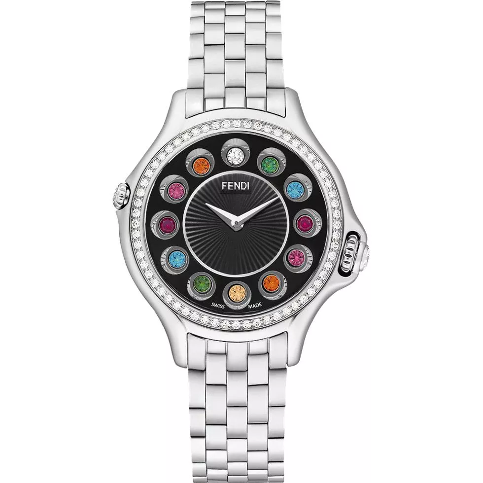 Fendi Crazy Carats F107021000B0T05 Diamond Watch 33mm