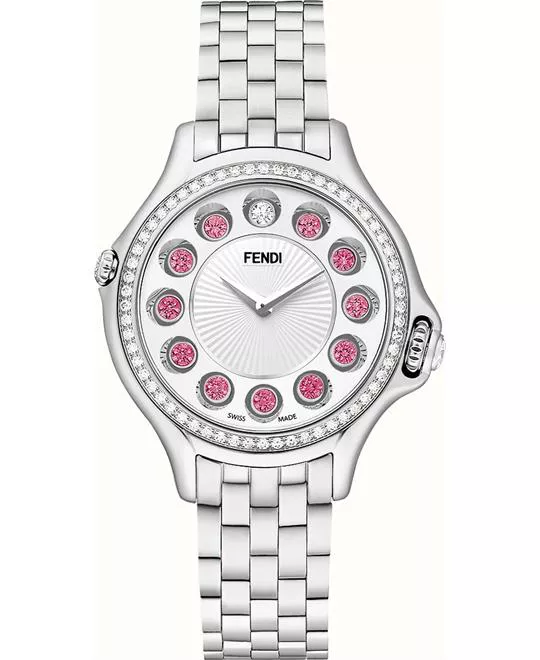 Fendi Crazy Carats FOR246Z42F0HEQ Diamond Watch 33mm