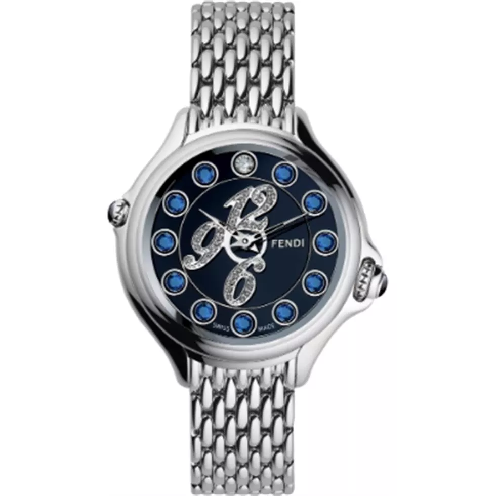 Fendi Crazy Carats FOR900GGGQEM Diamond Watch 38mm
