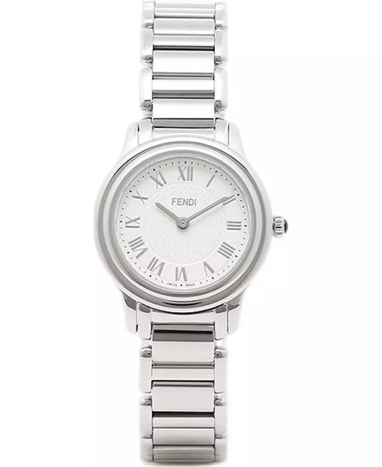 Fendi Classico F251024000 Analog Silver Watch 26mm