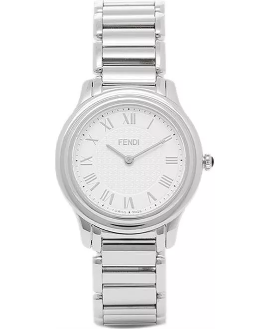 Fendi F251034000 Classico Analog  Silver Watch 32mm