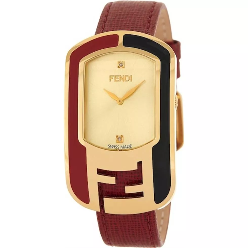 Fendi F322435073D1 Diamond Watch 30mm