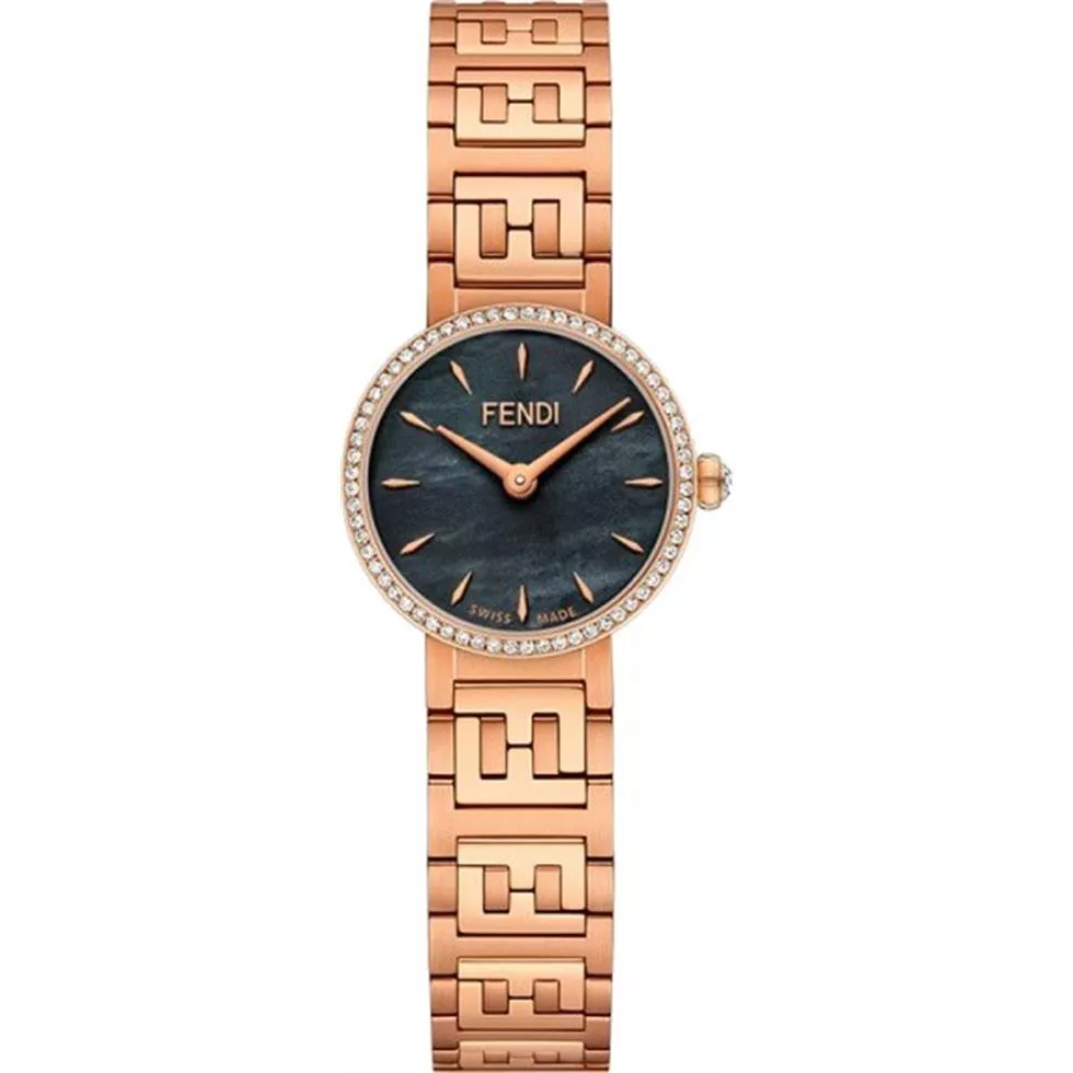 Fendi Forever Diamond Rose Gold Tone Watch 29mm