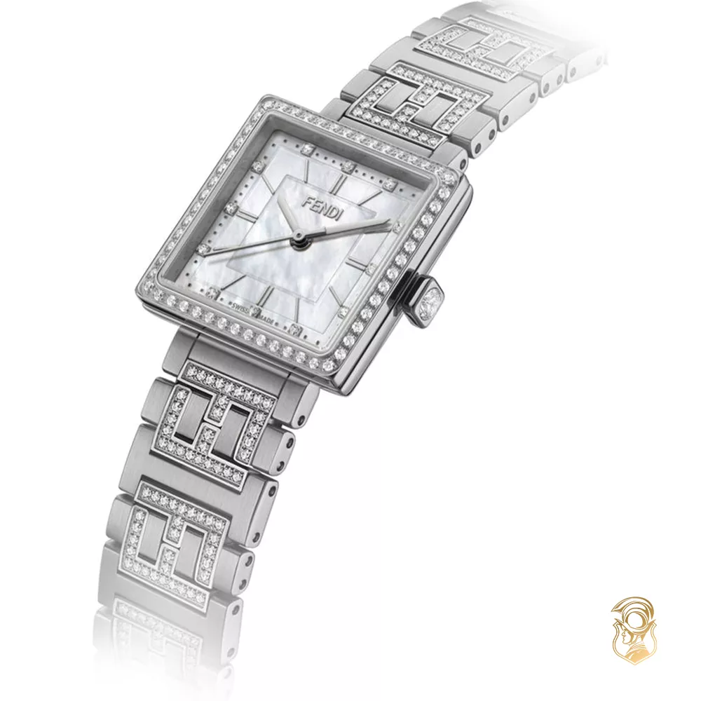 Fendi Forever Fendi Square Diamond Watch 23mm