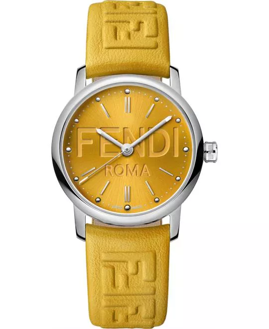 Fendi Forever Fendi Yellow Watch 29mm