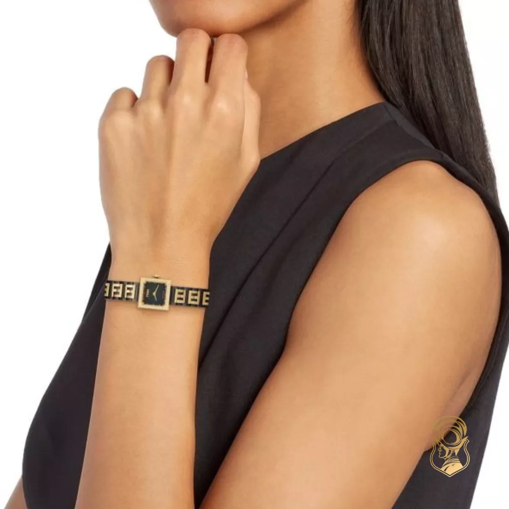 Fendi Forever Square Diamond Watch 34 x 16mm 