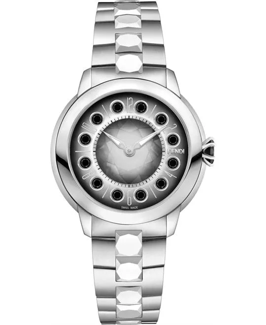 Fendi Ishine Bracelet Watch In Silver 38mm