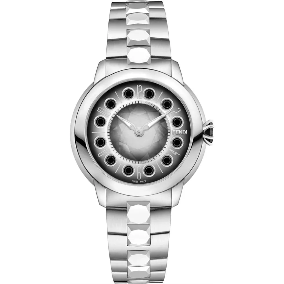 Fendi Ishine Bracelet Watch In Silver 38mm