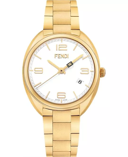 Fendi Momento F211434000 White Watch 34mm