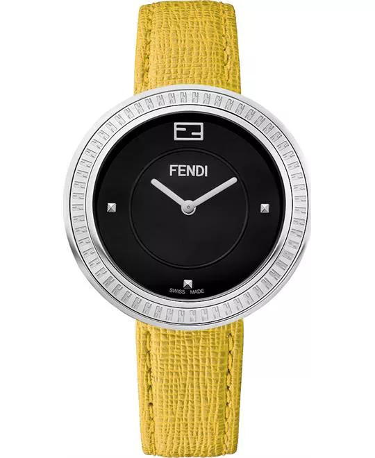 Fendi My Way F350031051 Yellow Watch 36mm