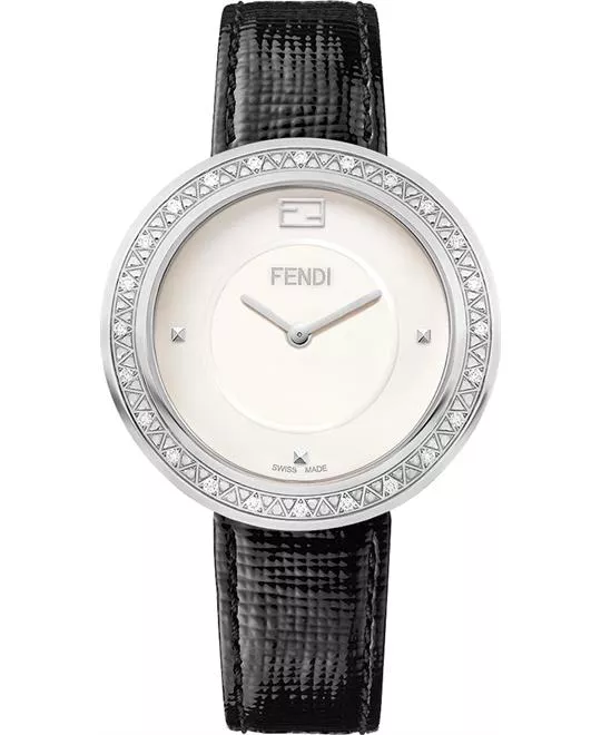 Fendi My Way F350034011b0 Diamond Watch 36mm