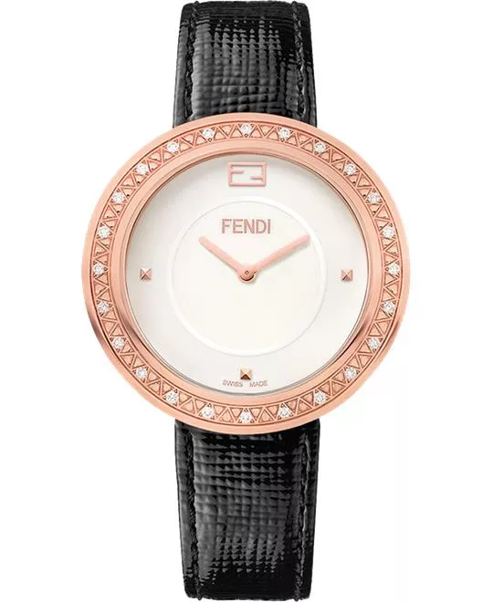 Fendi My Way FOR2991TPF0QZ1 Diamond Watch 36mm