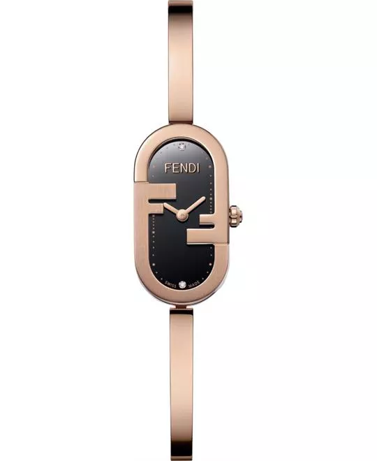 Fendi O'Lock Diamond Watch 14.8 x 28.3 mm 