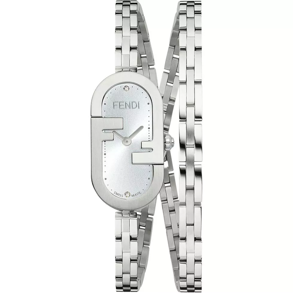 Fendi O’Lock Vertical Oval Watch 14.8x 28.3mm