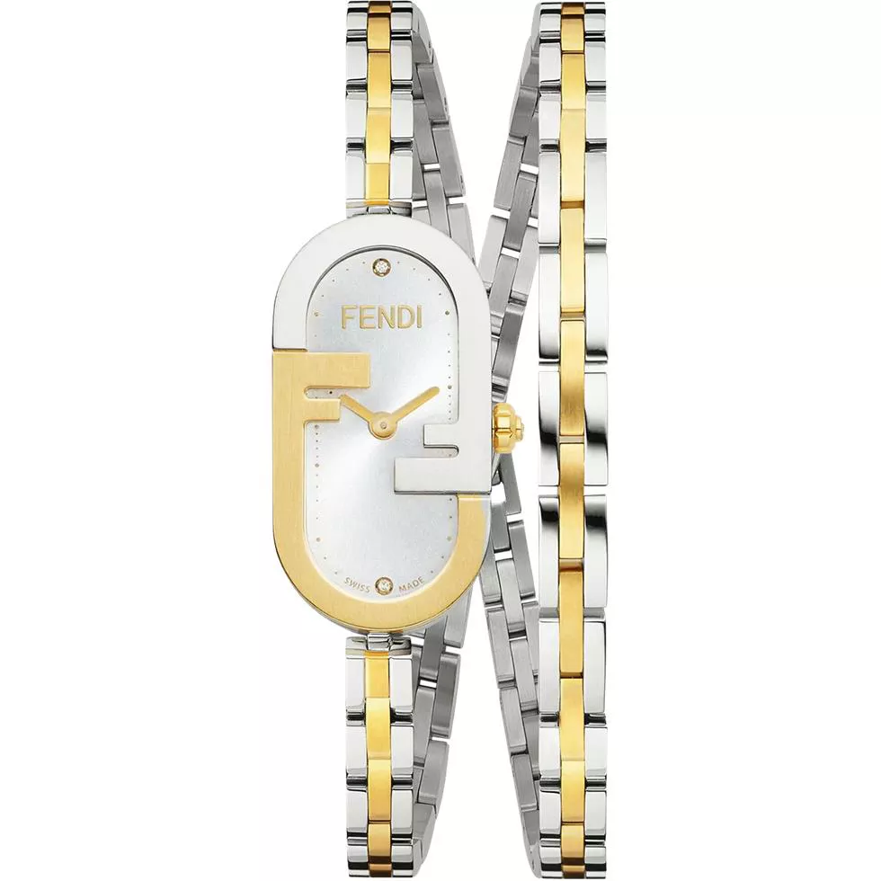 Fendi O’Lock Vertical Oval Watch 14.8x28.3mm 