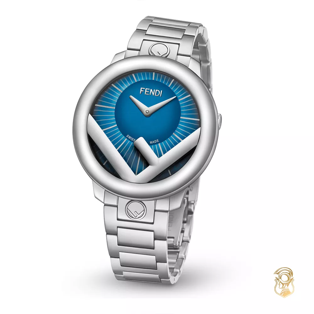 Fendi Run Away Blue Tone Watch 36mm