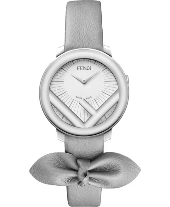 Fendi Runway Ladies Grey-Tone Watch 28mm