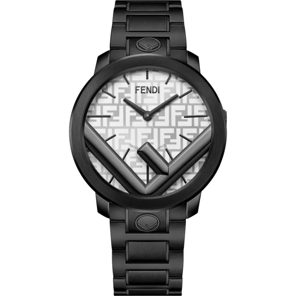 Fendi Ruway Black-Tone Men's Watch 41mm