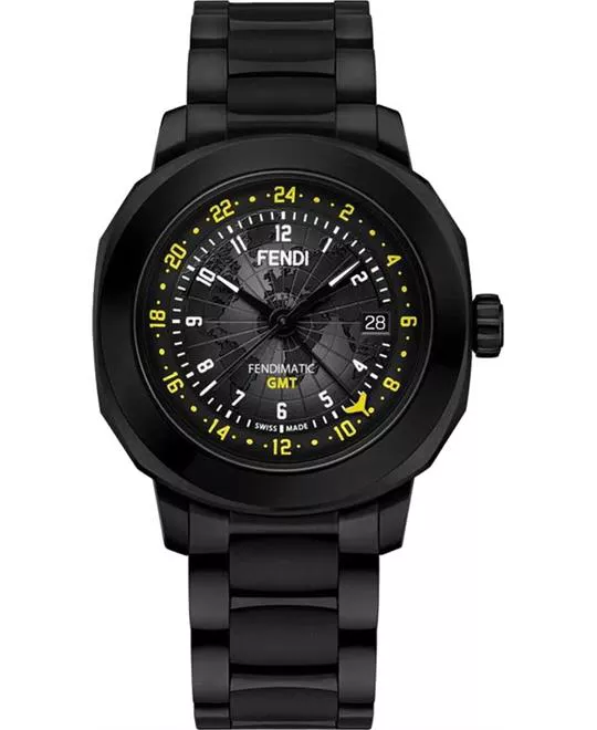 Fendi Selleria Automatic Black-Tone Watch 42mm