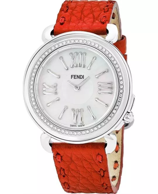 Fendi Selleria F8010345H0C0NB7 Diamond Watch 37mm