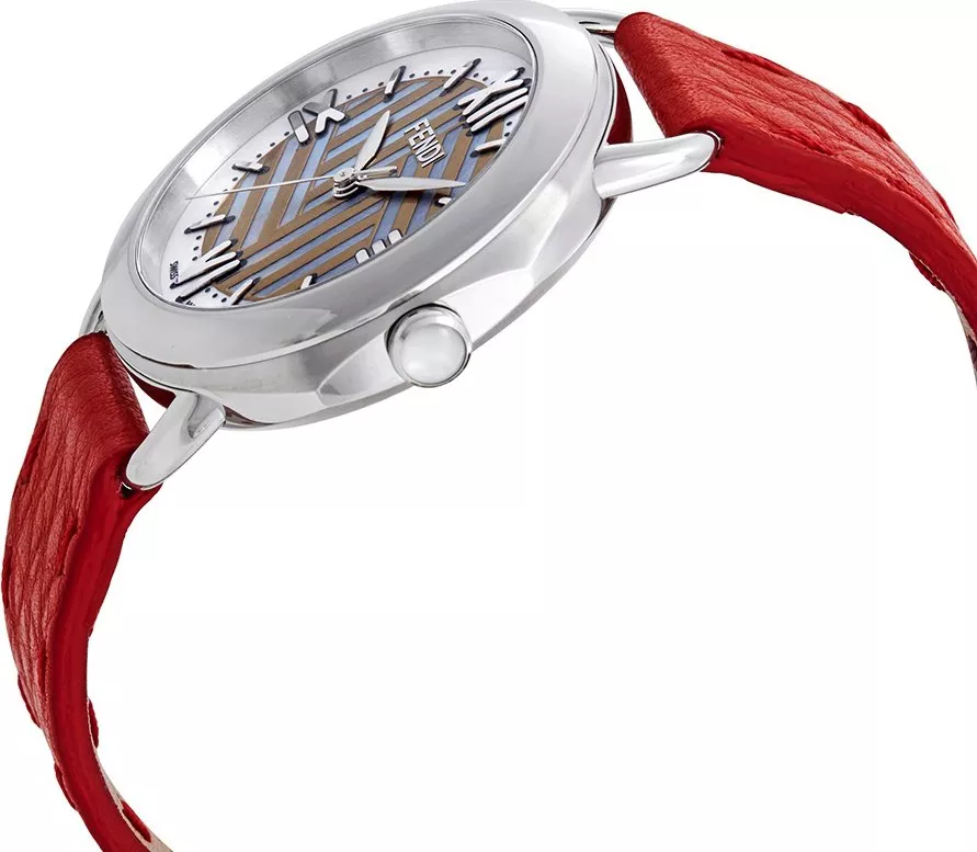 FENDI Selleria F8110355H0-RD Red Watch 36mm