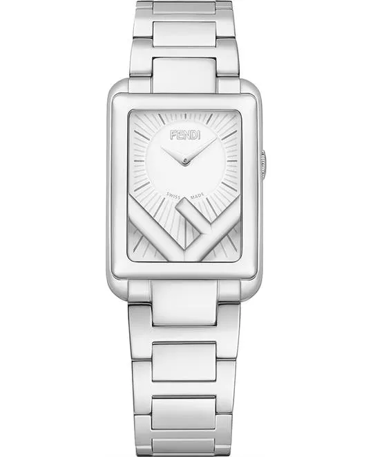 Fendi Timepieces Silver-Tone Watch 22.5x32 mm