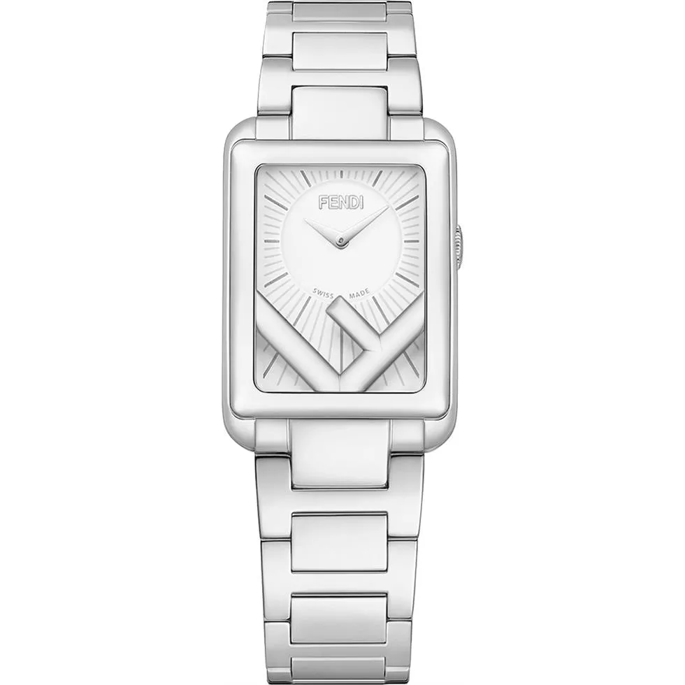 Fendi Timepieces Silver-Tone Watch 22.5x32 mm