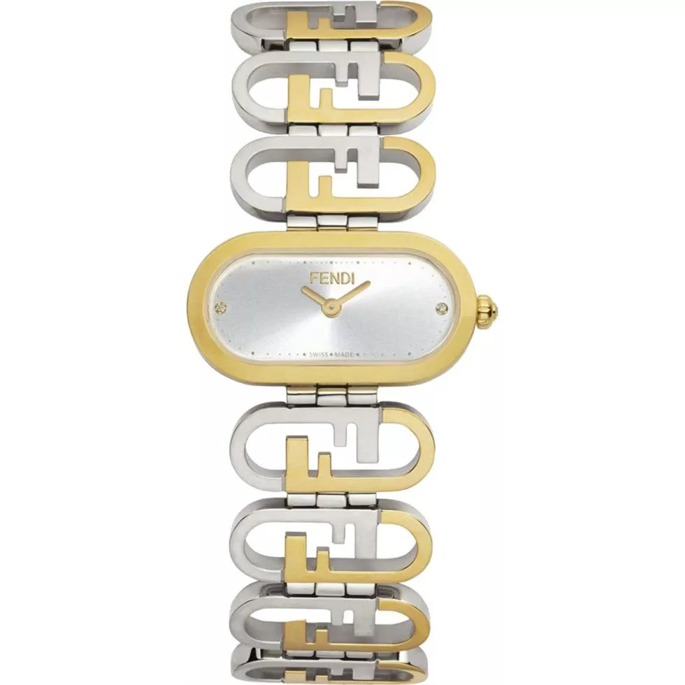 Fendi Womens Two--Tone Watch 15mm 