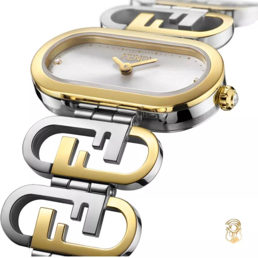 Fendi Womens Two--Tone Watch 15mm 