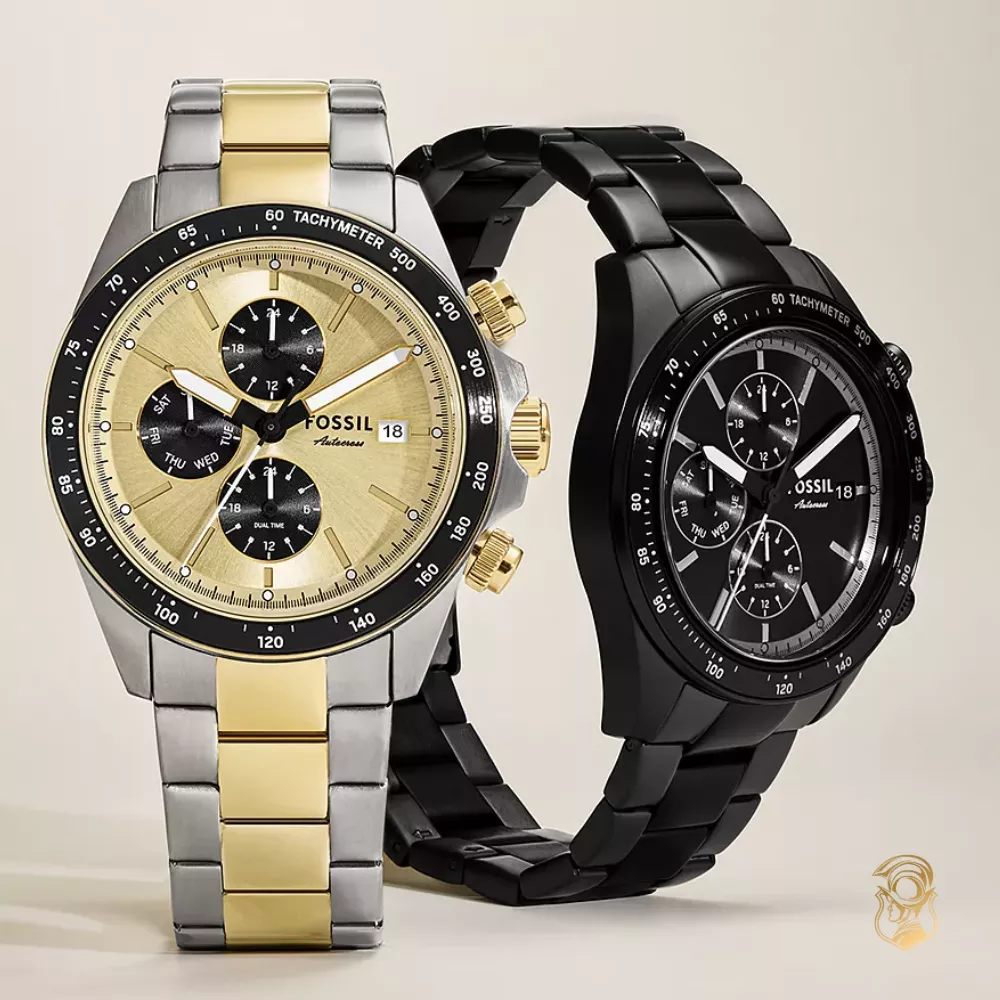Fossil Autocross Multifunction Two-Tone Watch 42mm