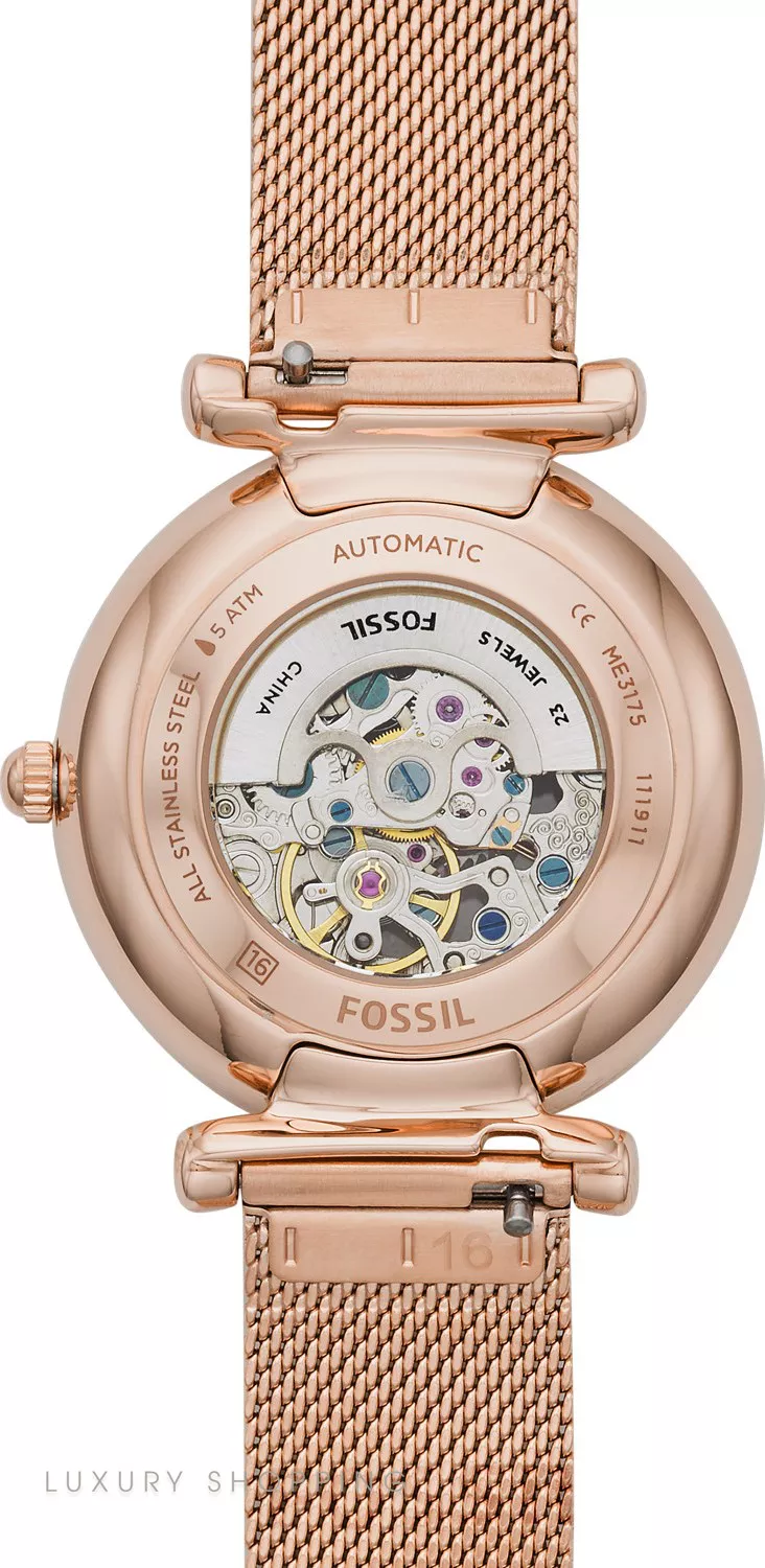 Fossil Carlie Automatic Watch 35mm