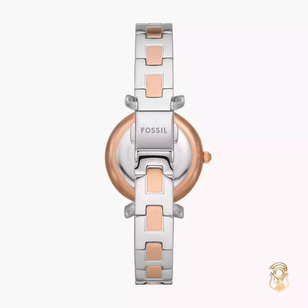 Fossil Carlie Three-Hand Two-Tone Watch 28mm