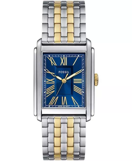 Fossil Carraway Three-Hand Two-Tone Stainless Steel Watch 30mm