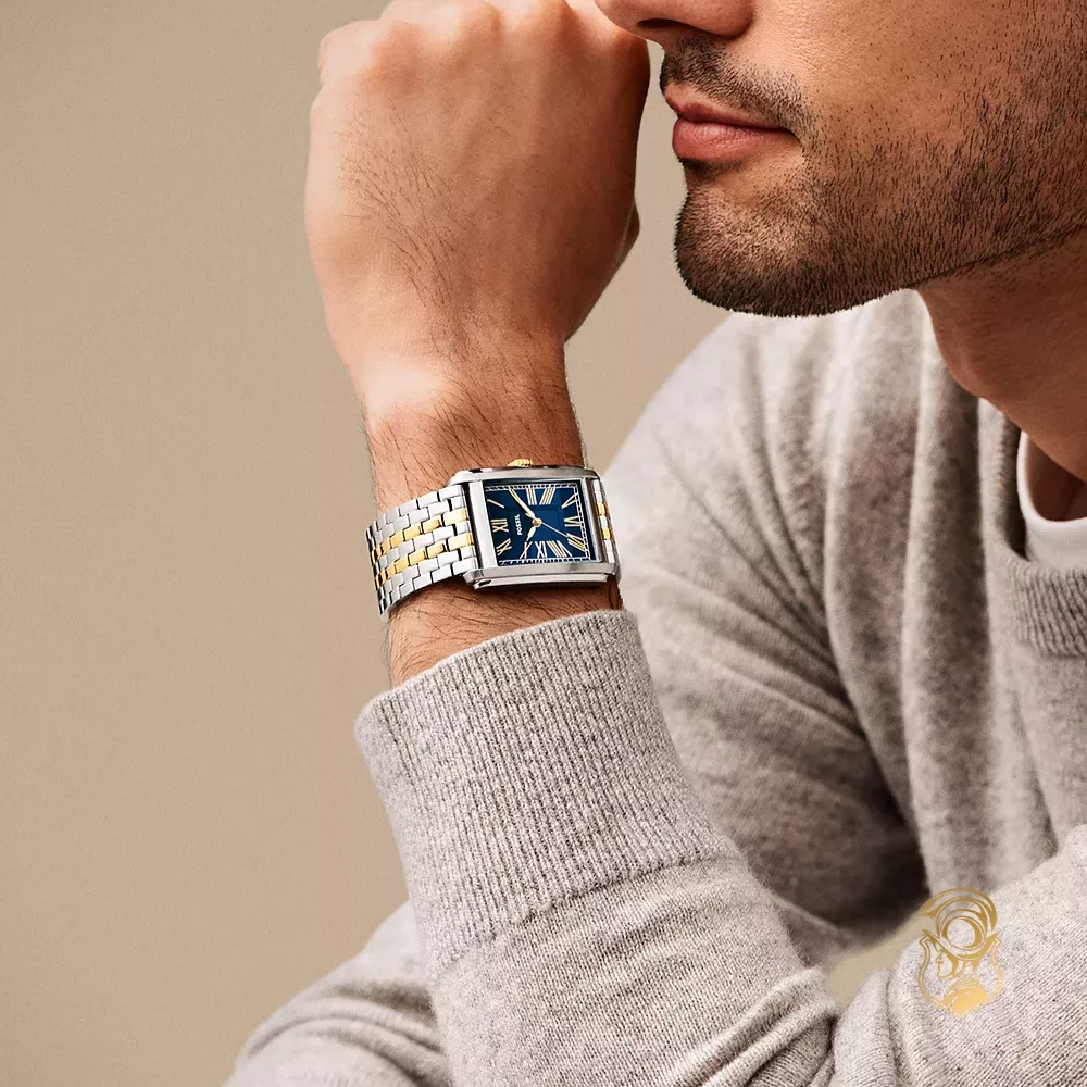 Fossil Carraway Three-Hand Two-Tone Stainless Steel Watch 30mm