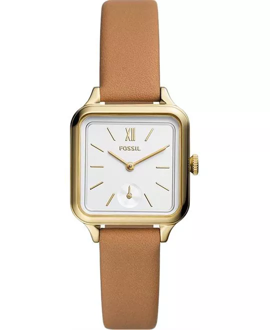 Fossil Colleen Brown Leather Watch 28mm