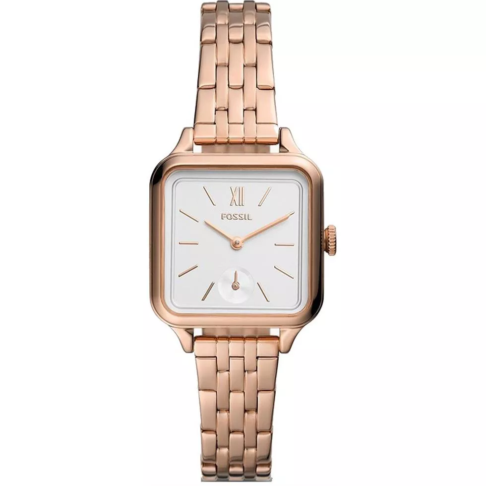 Fossil Colleen Rose Gold-Tone Watch 28mm