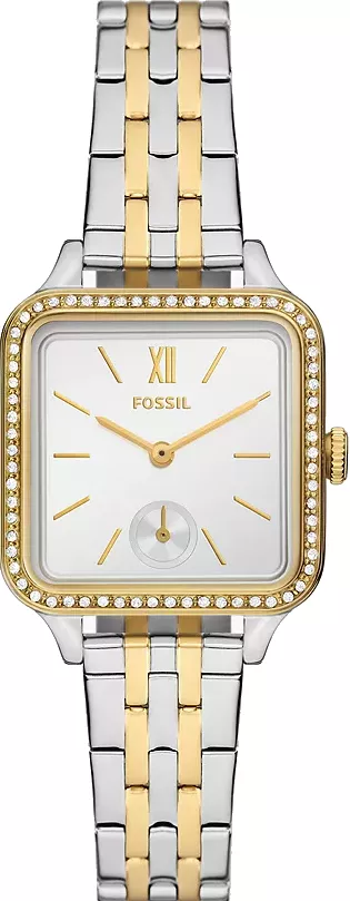 Fossil BQ3908 Colleen Three-Hand Two-Tone Watch 28mm