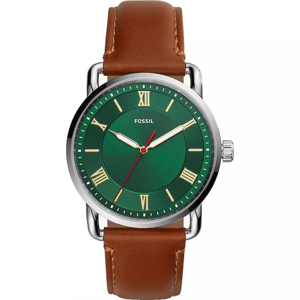 Fossil Copeland Three-Hand Luggage Leather Watch 42MM